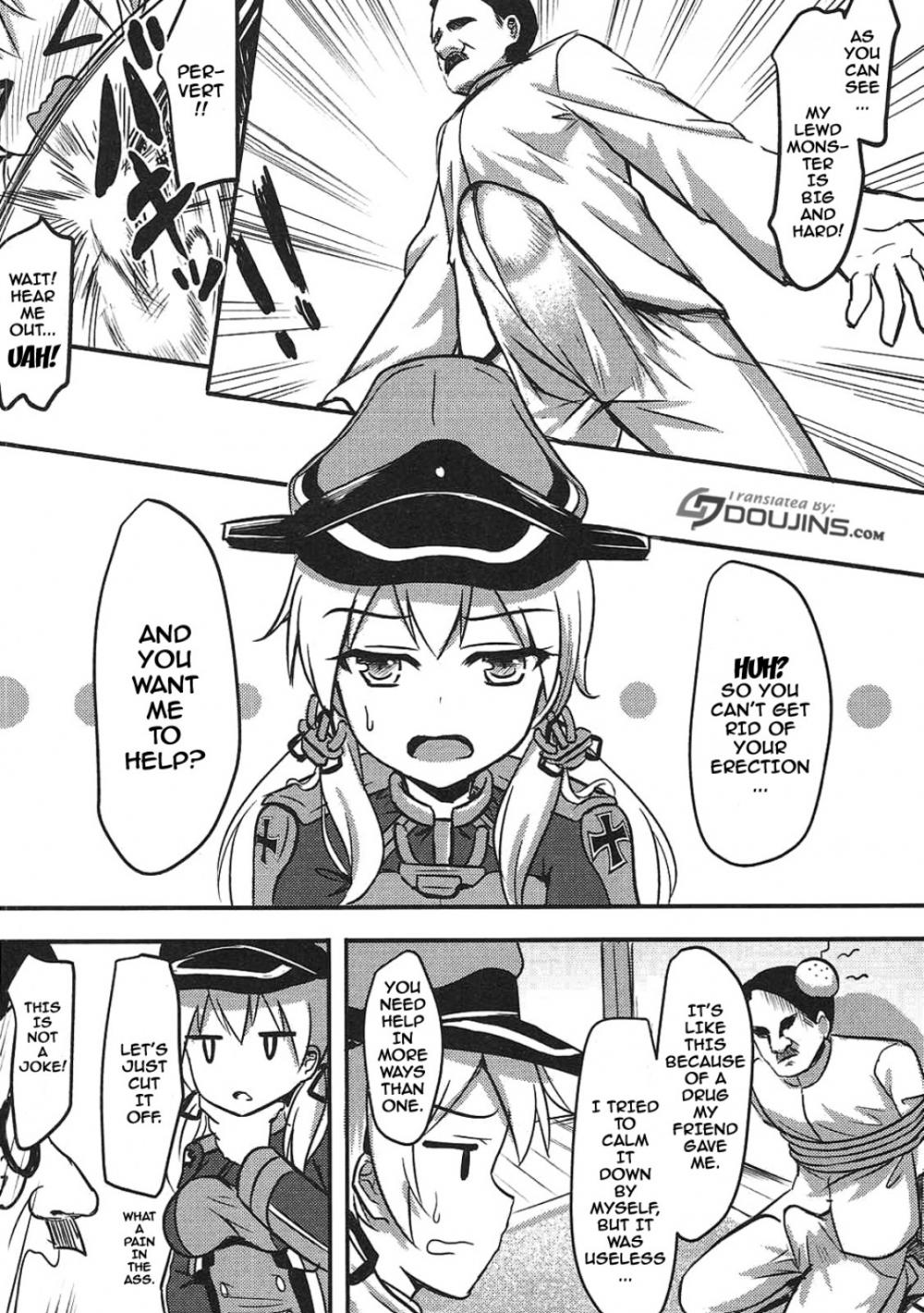 Hentai Manga Comic-The German Ship Girl's Sperm Squeezing Out Plan-Read-5